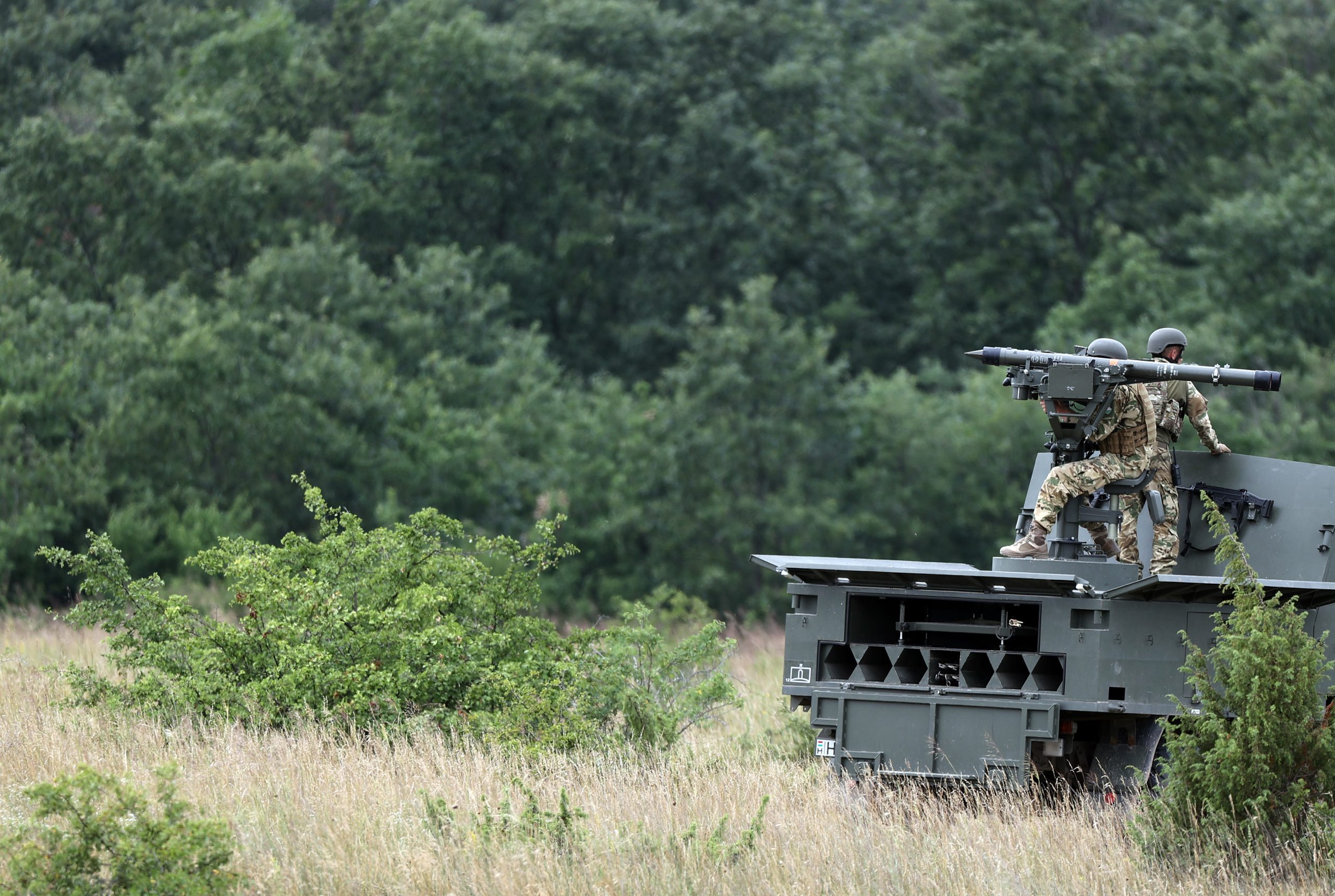 European Union Defence Agency helicopter exercise in Hungary on 21 June 2022. This is a military exercise involving various military forces from the European Member States (Hungary, Austria, Belgium, Slovakia and Slovenia) to give European crews the opportunity to conduct joint operations