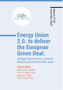 Energy Union 2.0 to deliver the European Green Deal: stronger governance, common financing and democratic tools
